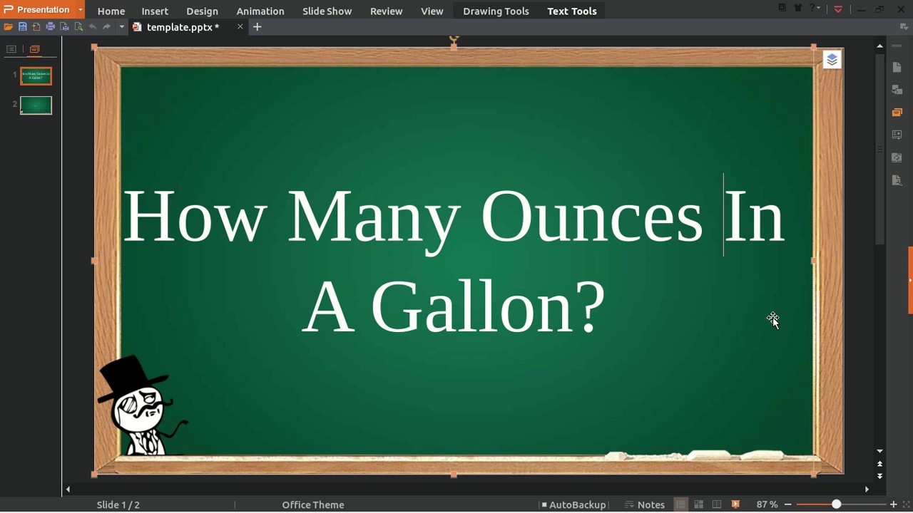 How many ounces are in a gallon