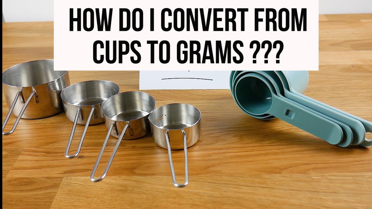 How many grams are in half a cup